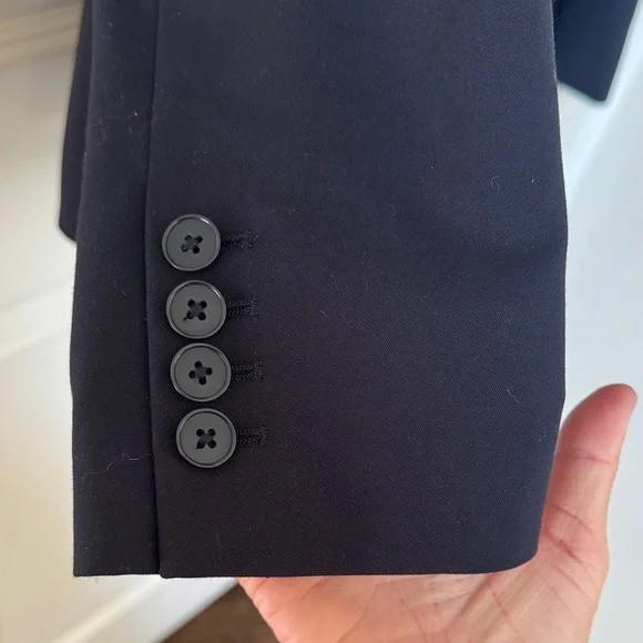 Liz Claiborne Classic Navy Blue Blazer - Picture 6 of 12